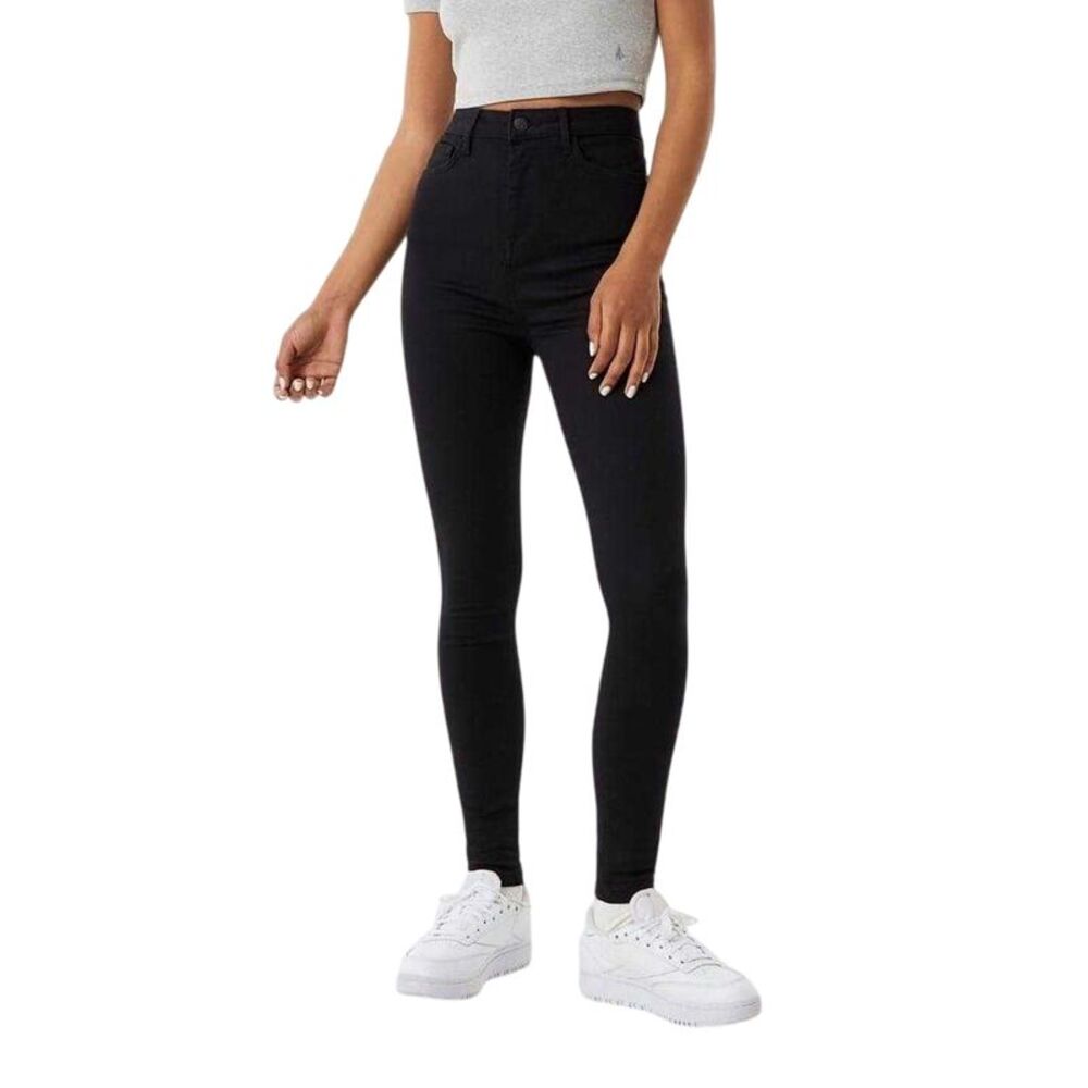 Jack Wills Womens/Ladies Toni Denim Skinny Jeans / Solid Black